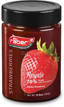 Raber Strawberry swiss preserve 70% fruit